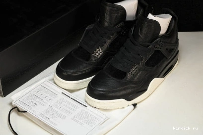 4 Retro Black Hair Pony Jordan 0727
